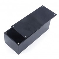 Custom black acrylic magnetic storage box