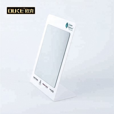 Home decor cheap plastic white acrylic mirror crafts