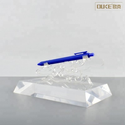 Waimaotong shop luxury office accessories desktops clear acrylic pen holder