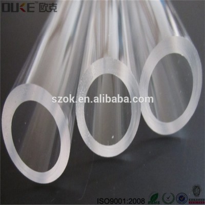 Custom small diameter clear round light acrylic pipe tube