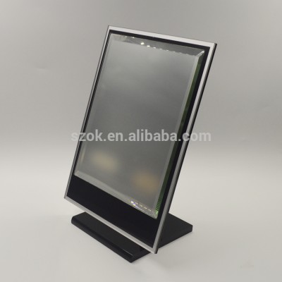 Wholesale delicate black desktop acrylic mirror with frame