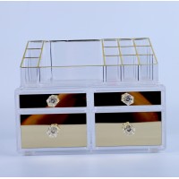 New Acrylic Cosmetic Box Glass Storage Box Acrylic Makeup Organizer