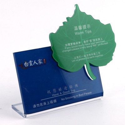 Guangdong customized favorable acrylic nameplate